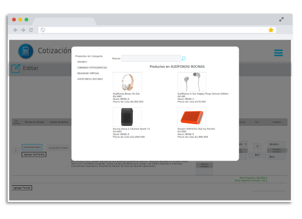 software cotizaciones