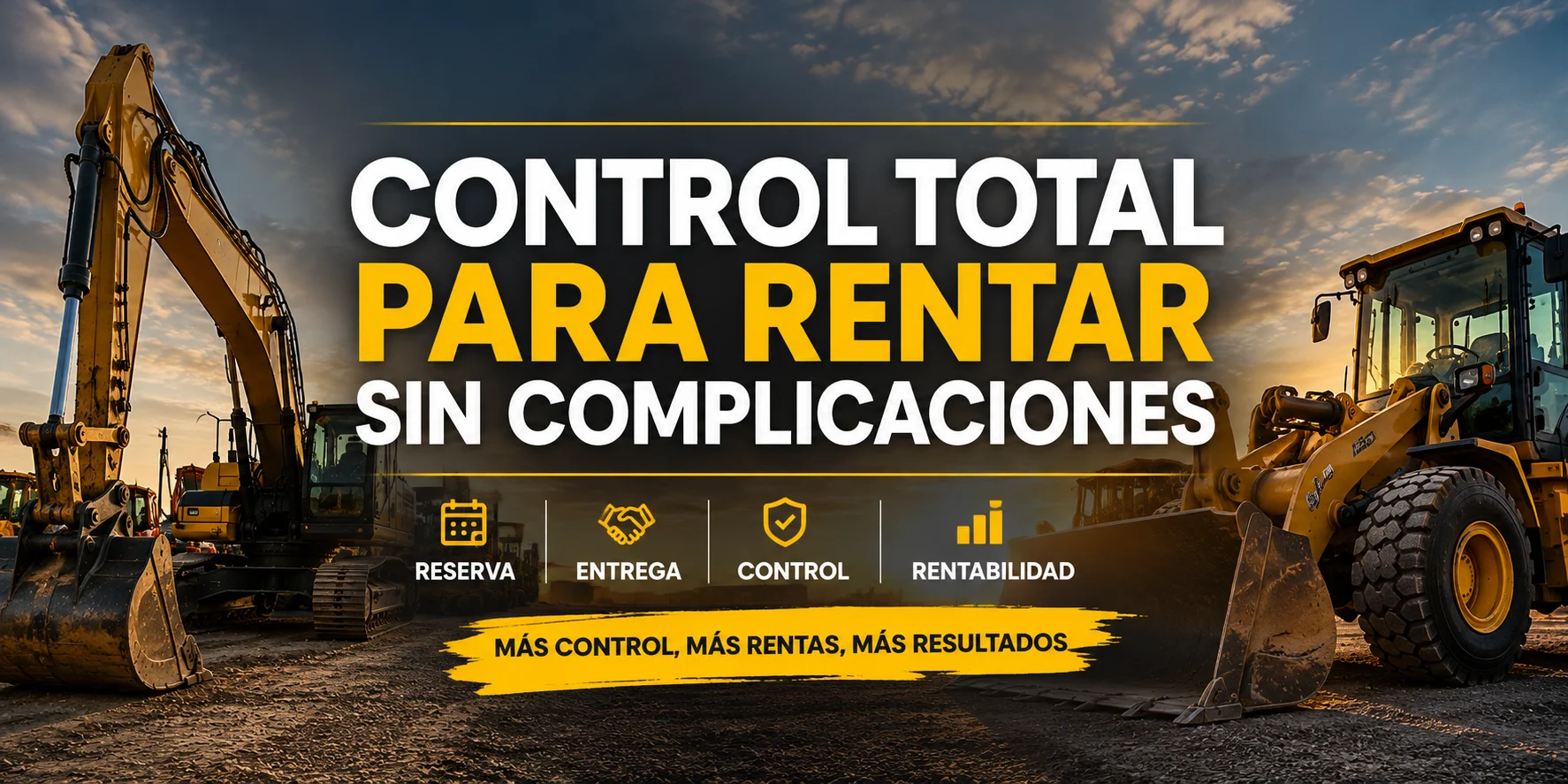Administración de renta de maquinaria y equipos con AControl ERP